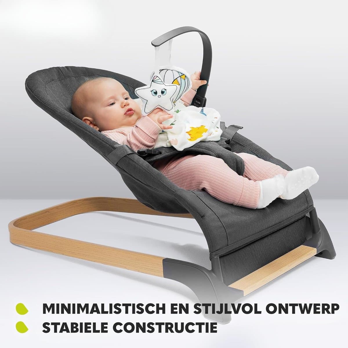 Lexium Elektrische wipstoel - Baby swing elektrisch - Elektrische schommelstoel - Elektrische schommelstoel baby thumbnail 2