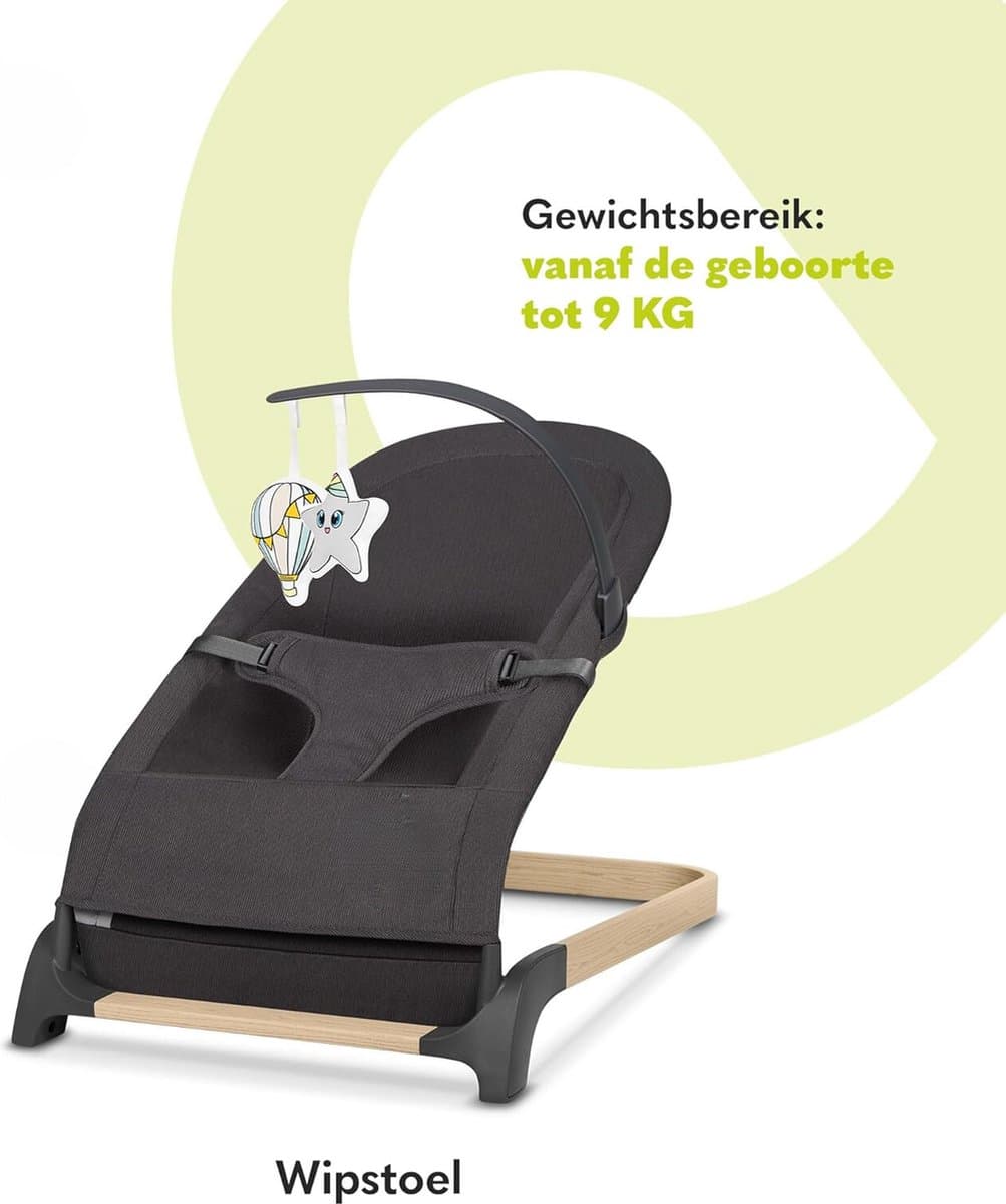 Lexium Elektrische wipstoel - Baby swing elektrisch - Elektrische schommelstoel - Elektrische schommelstoel baby thumbnail 5