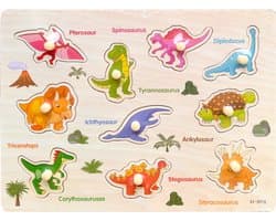 Productfoto van Houten Dinosaurus Puzzel