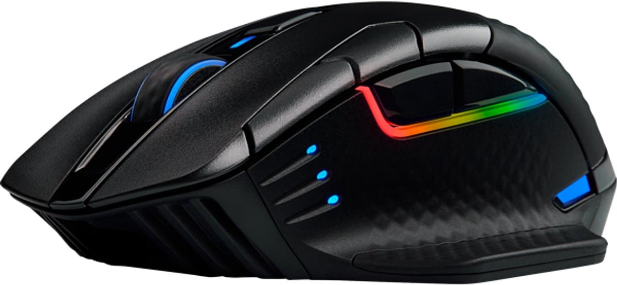 Corsair Dark Core RGB Pro - Draadloze Gaming Muis - 18000 DPI - Zwart thumbnail 3
