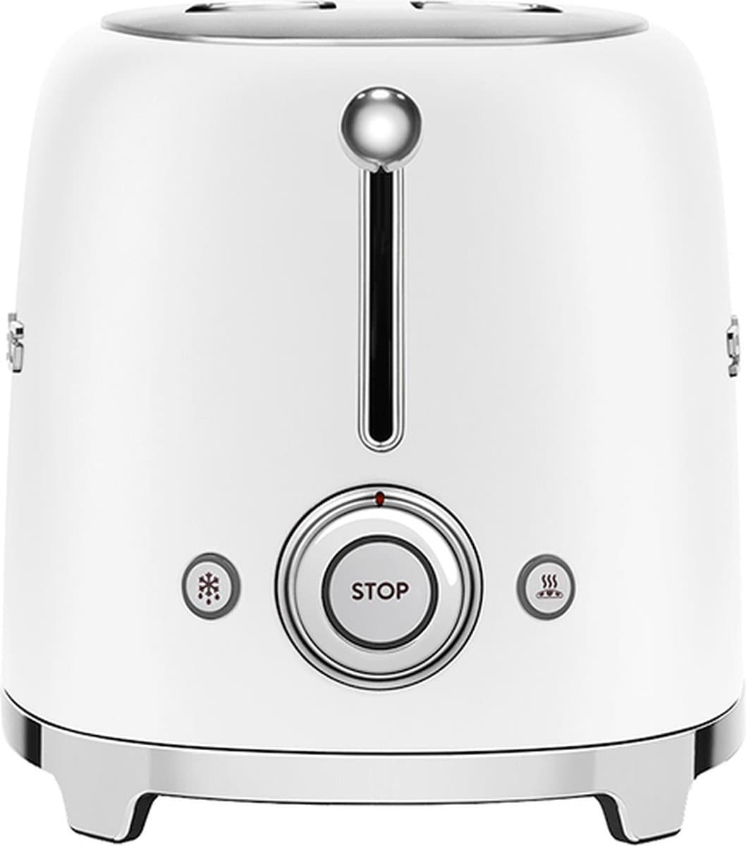 SMEG TSF01WHMEU - Broodrooster - Mat Wit - 2x2 - 950W - 6 niveaus thumbnail 6