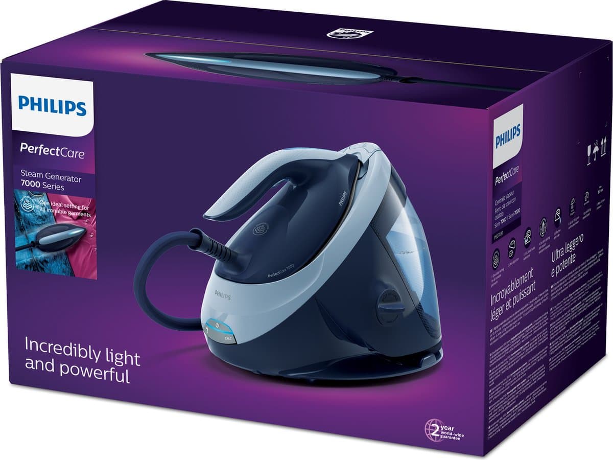 Philips PerfectCare 7000 PSG7030/20 - Stoomgenerator 1,8L - Blauw thumbnail 8