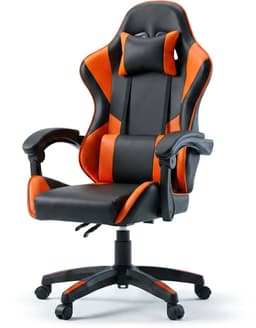 Productfoto van Gaming Stoel – Comfortabele Gamer Chair – Zwart/Rood – Verstelbaar