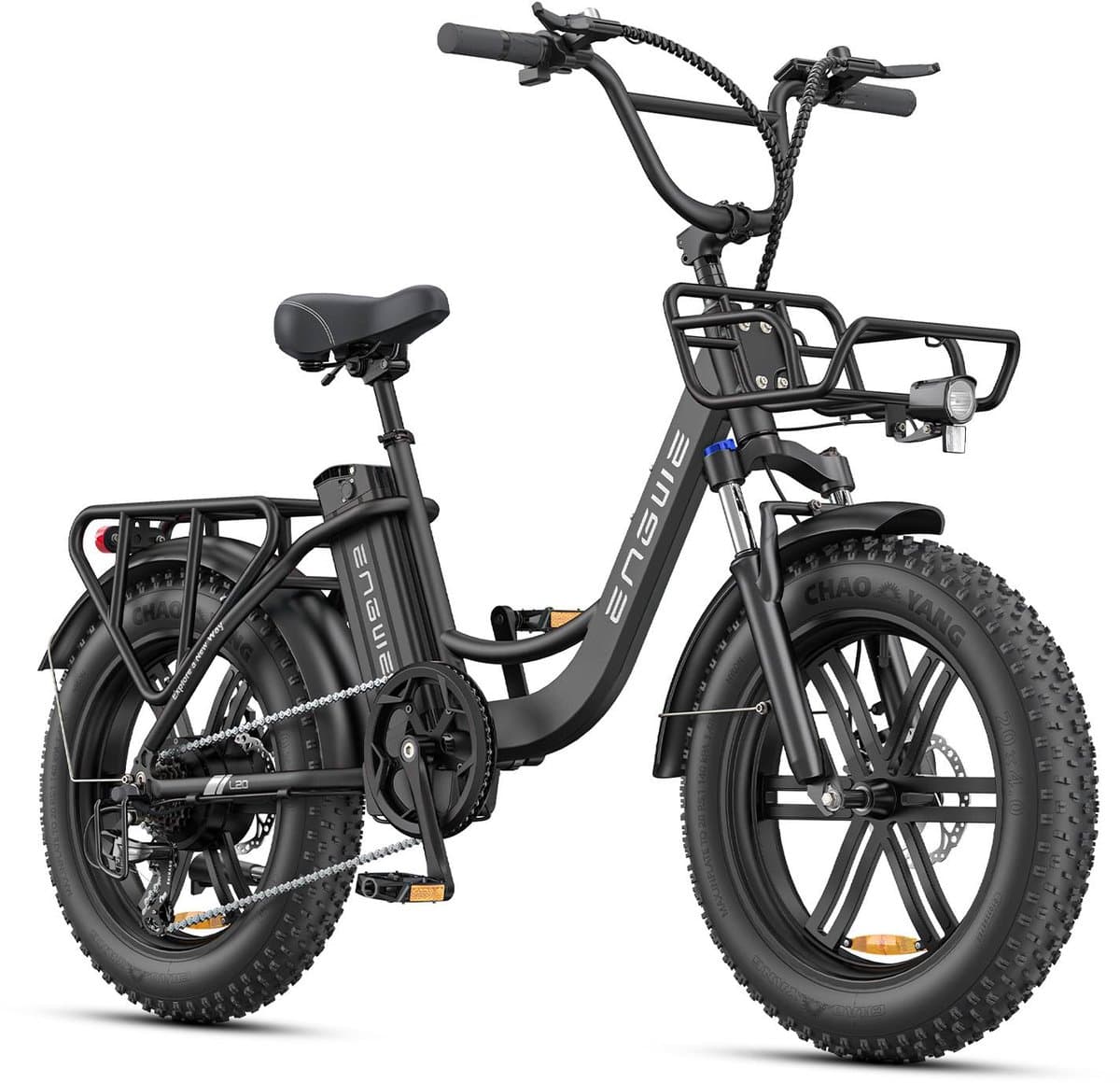 ENGWE L20 Boost E-Bike -20 inch - 126km actieradius - 250W motor - zwart thumbnail 4