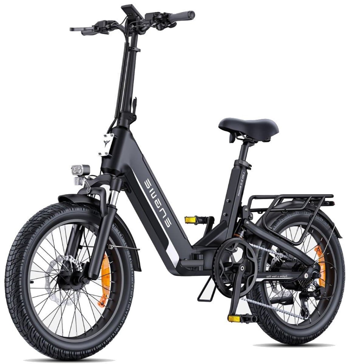 ENGWE L20 3.0 Boost E-Bike -20 inch - 85km actieradius - 250W motor - zwart thumbnail 8