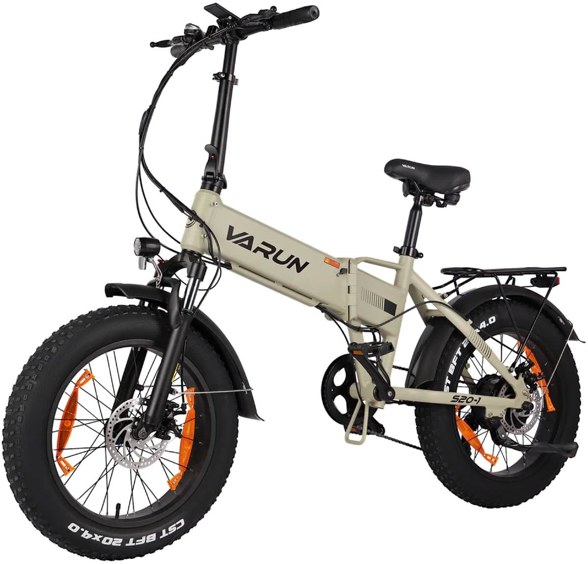 VARUN S20-1 E-bike - 25 km/u - 20inch - 60km actieradius - 250W motor - 48V13Ah accu - 55 N·m - grijs thumbnail 2