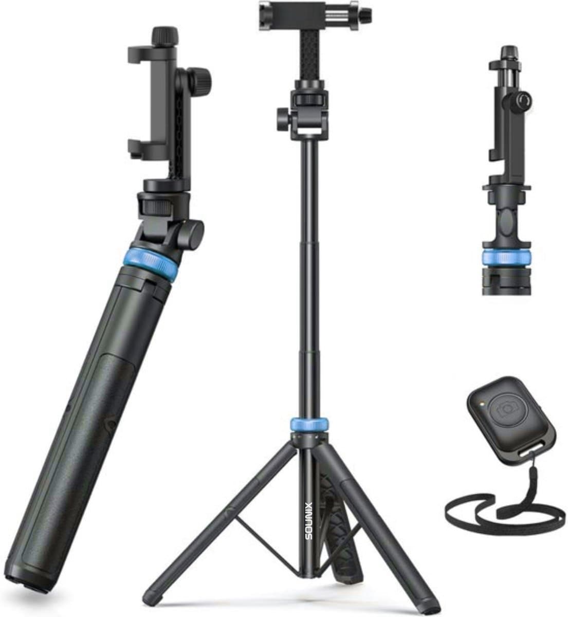 Sounix Telefoon Statief - Bluetooth Tripod