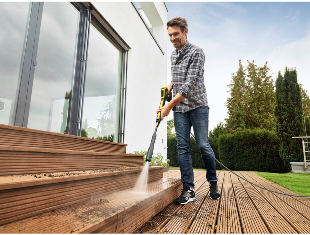 Karcher K 4 Power Control Serie - Hogedrukreiniger - Zwart - Eco Booster Draaiknop - Flexibele Slang thumbnail 3