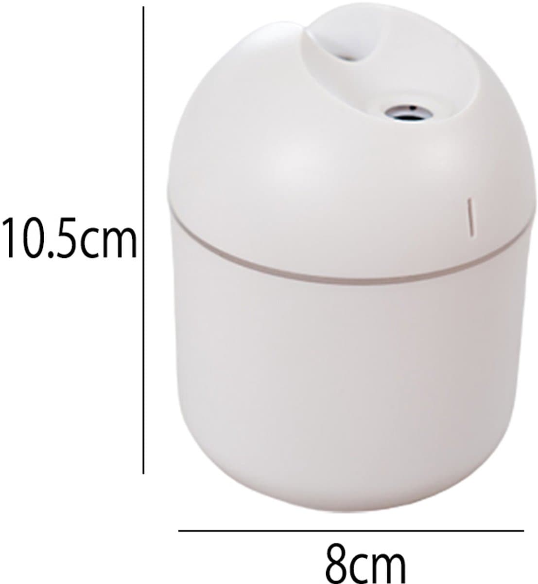 Luchtbevochtiger met koude nevel – compact formaat voor slaapkamer, huis, kantoor, reis en planten thumbnail 5