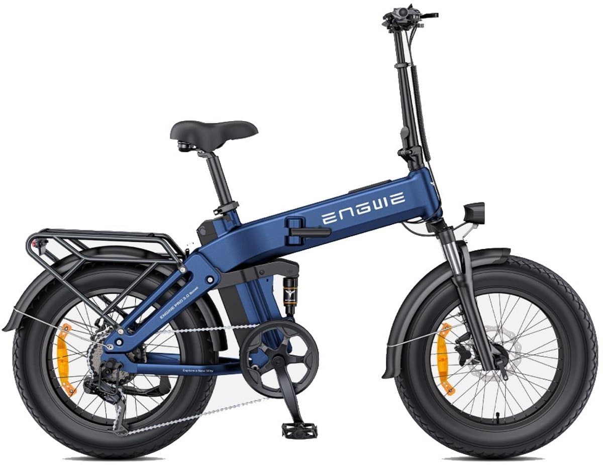 ENGWE ENGINE PRO 3.0 BOOST E-Bike -20 inch - 80km actieradius - 250W motor - blauw thumbnail 2