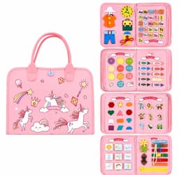 Productfoto van Baby Sonrisa Busy Boek Roze