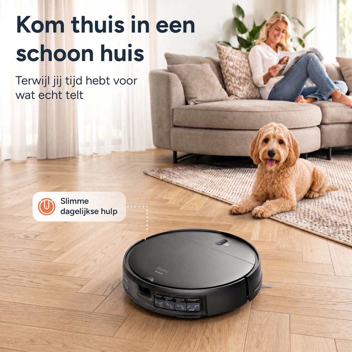 Skoov EcoPulse met dweilfunctie en 3.000 Pa thumbnail 2