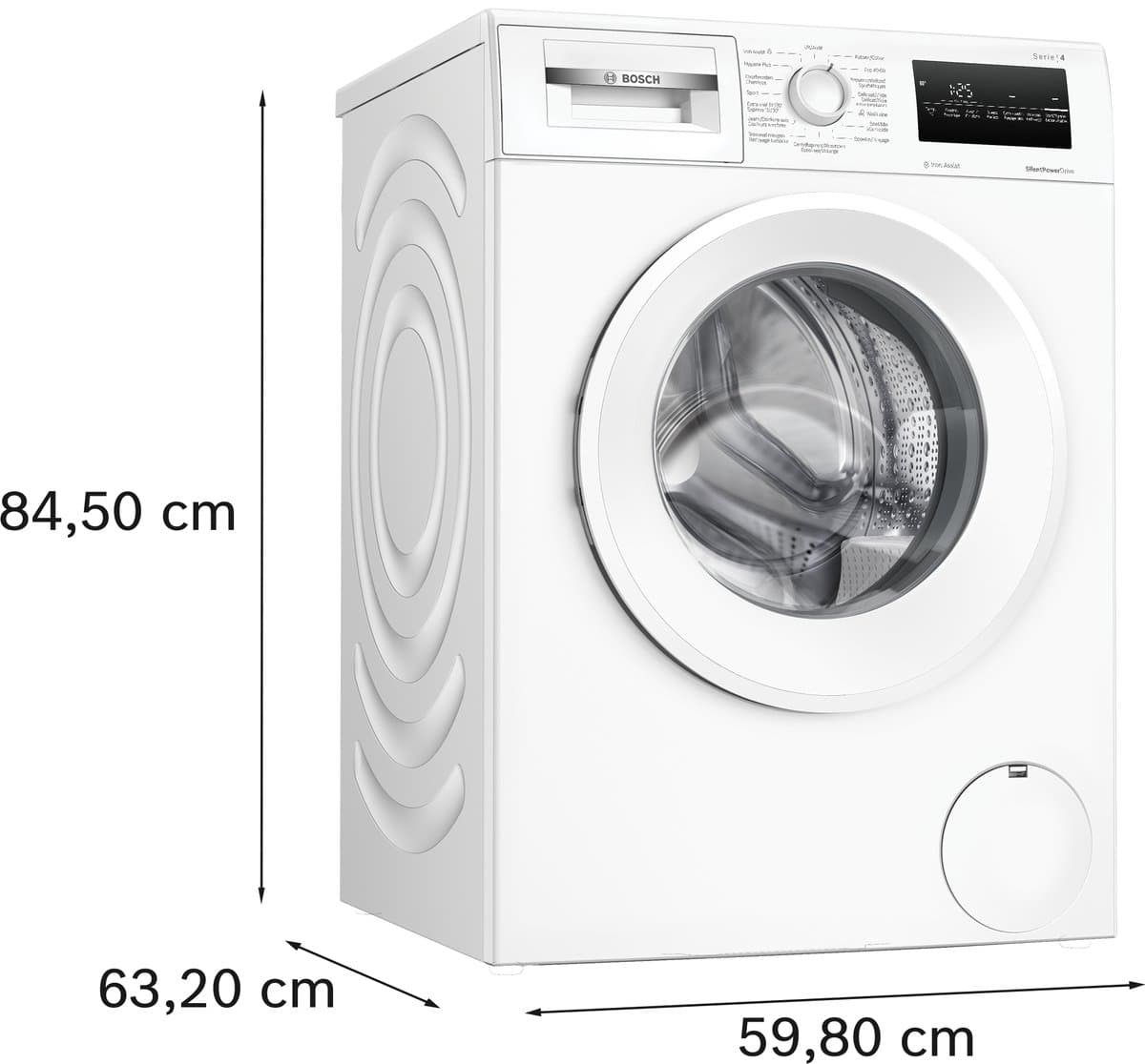 Bosch WAN2827YFG 8 kg met Iron Assist thumbnail 6