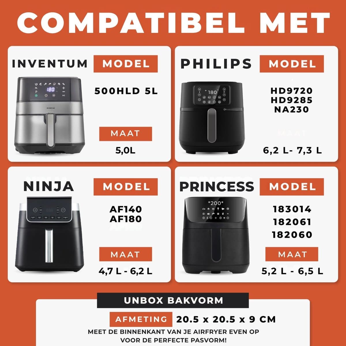 UNBOX 2 Stuks Airfryer Siliconen Bakje - Airfryer Accessoires - Airfryer Bakpapier - Airfryer Mandje voor Philips Airfryer 6,2L - Princess Airfryer XL 5,5L, 6,5L - Ninja Airfryer XXL 6,2L thumbnail 2