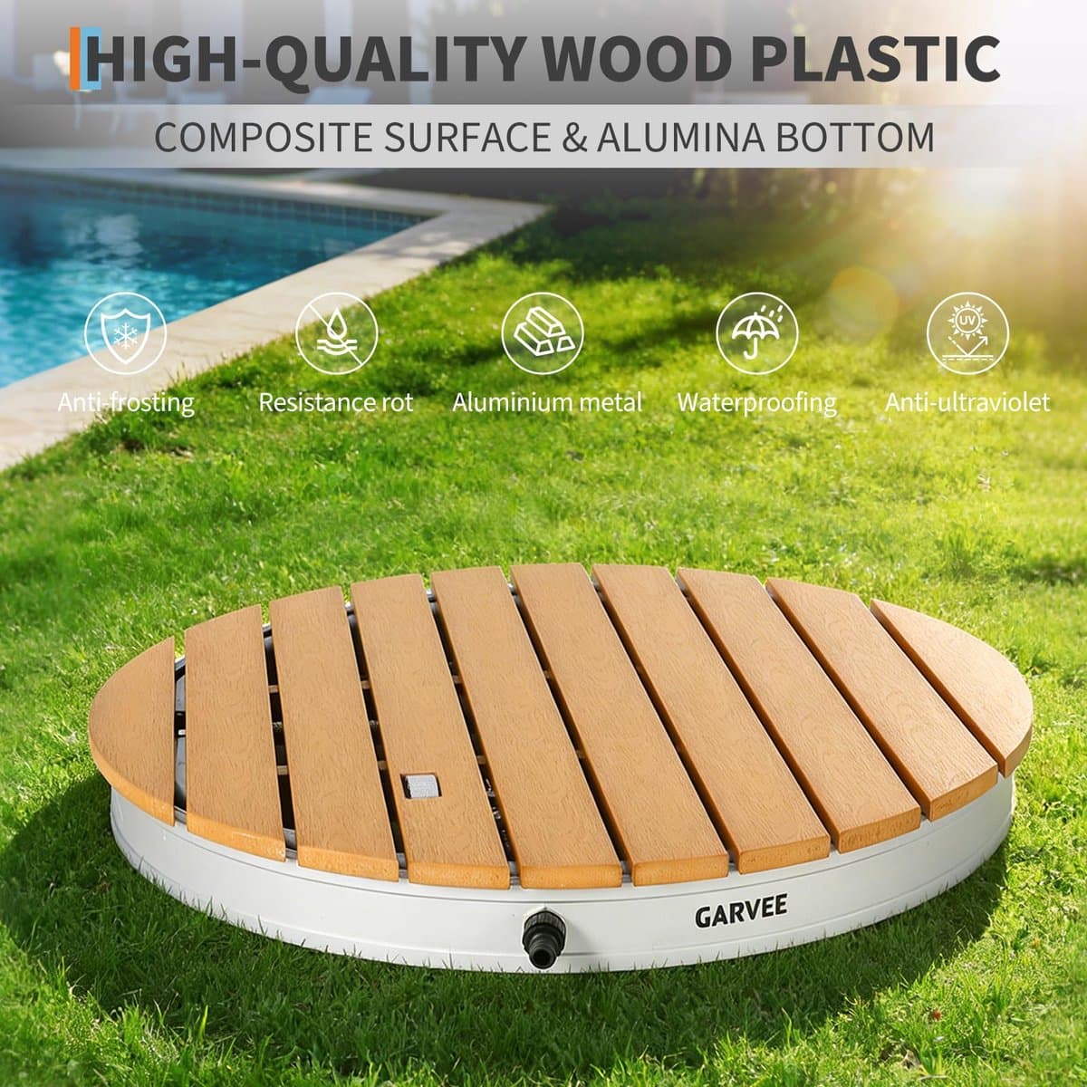 Jently fontein - gronddouche - tuindouche - waterspeelgoed - weerbestendig - anti slip - eenvoudige montage - Sauna-accessoire thumbnail 7