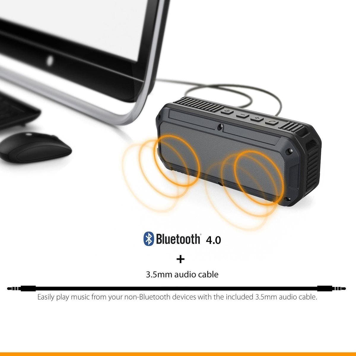 AUKEY SK-M8 Bluetooth-luidspreker: 16 uur speeltijd, waterbestendig thumbnail 4