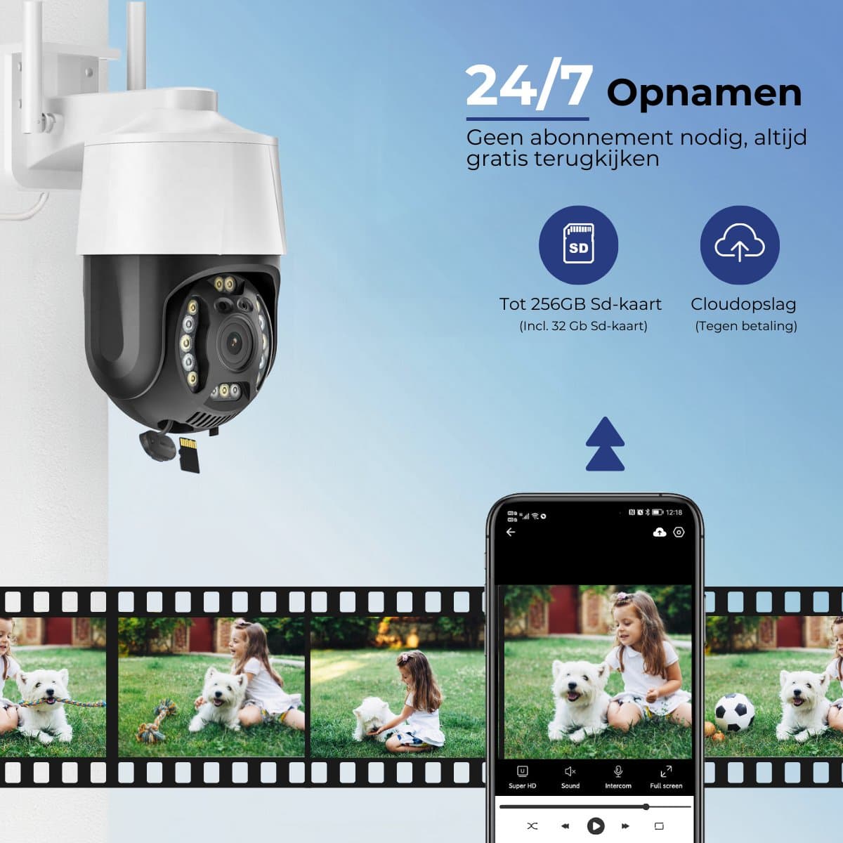 Camux Cam-VisionX Beveiligingscamera Buiten IP66 3MP 2K thumbnail 2