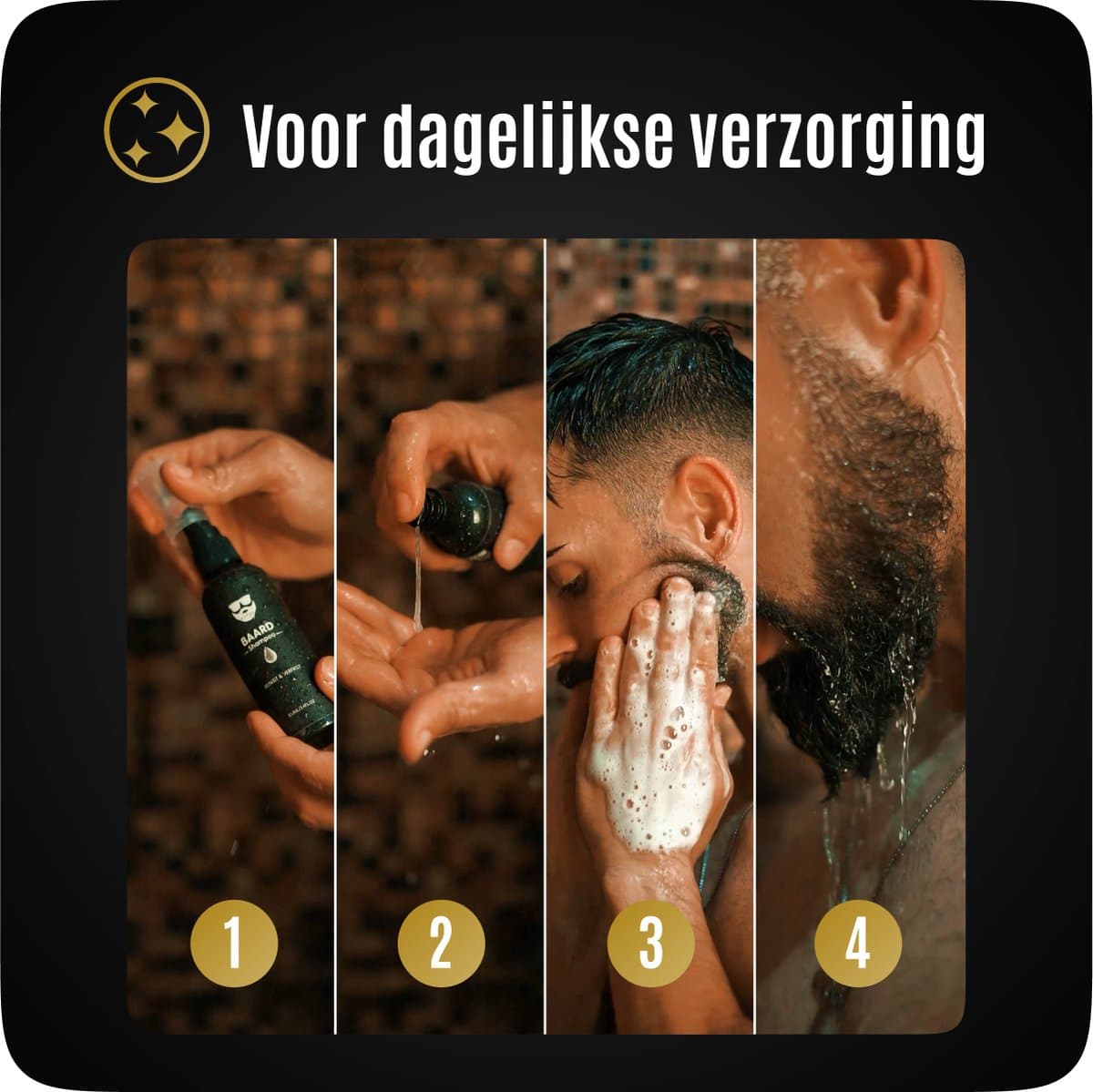 BAØRD Baardshampoo 100ml – Baard Shampoo – Baardzeep - Beard Wash – Baardreiniger – Baardgroei Kado Heren – Barber – Baardverzorging Voor Hem – Reiniger - Verzorging Cadeau Mannen – Gezichtsreiniger - Verjaardag Vader Origineel - Tip Cadeautjes Man thumbnail 6