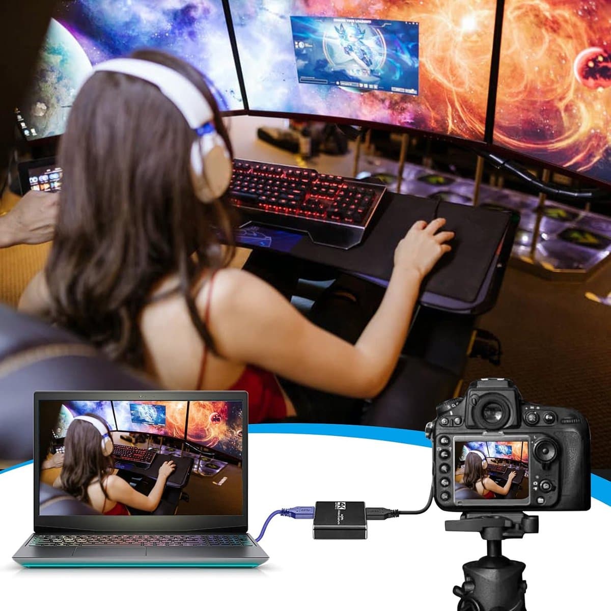 Lexium Capture card 4K - Game Capture Card - Video Grabber - Video Capture Card 4K thumbnail 3