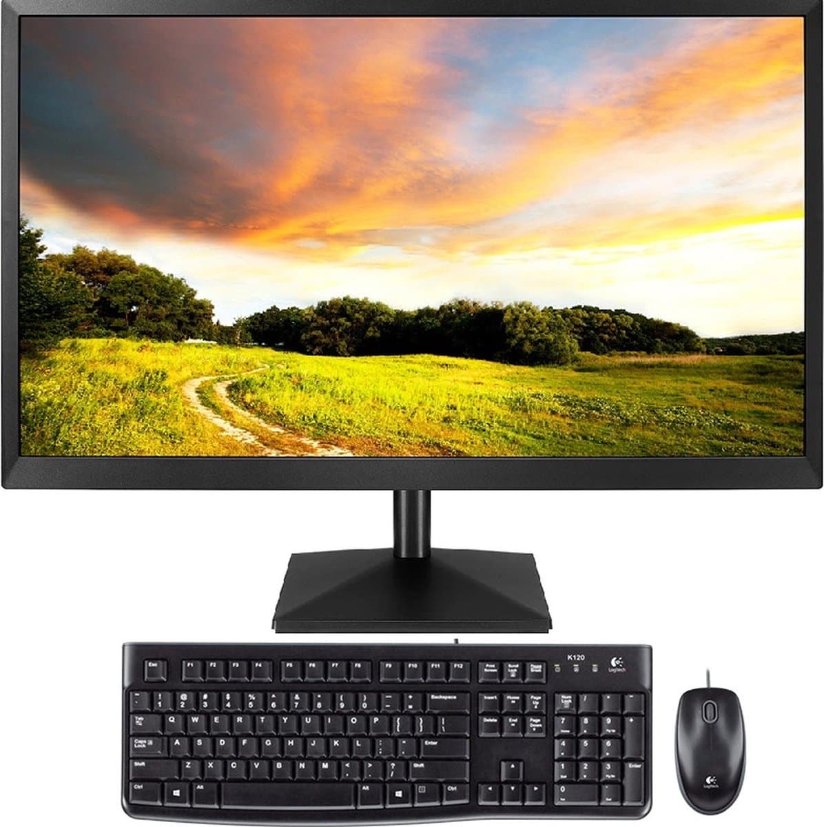 BitBull i9 ALL-IN-ONE AIO Mini PC Compleet met 24" Monitor, Toetsenbord en Muis - 4TB M.2 SSD - 64GB RAM - 12900K 16-Core@3,2-5,2GHz - WIFI 6/Bluetooth 5.2 - Win11 PRO