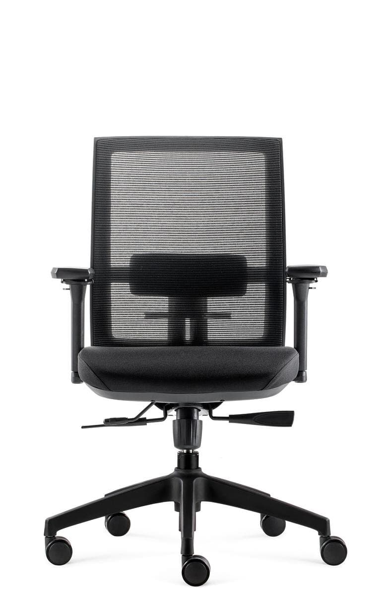 BENS 835-Ergo-4 - Ergonomische Bureaustoel - Bureaustoelen voor volwassenen - Kantoorstoel - Comfortabele rug - en lendenondersteuning voor lang zitten – GREENGUARD Gold, NEN-EN 1335 en ARBO – Thuiswerk en kantoor thumbnail 6