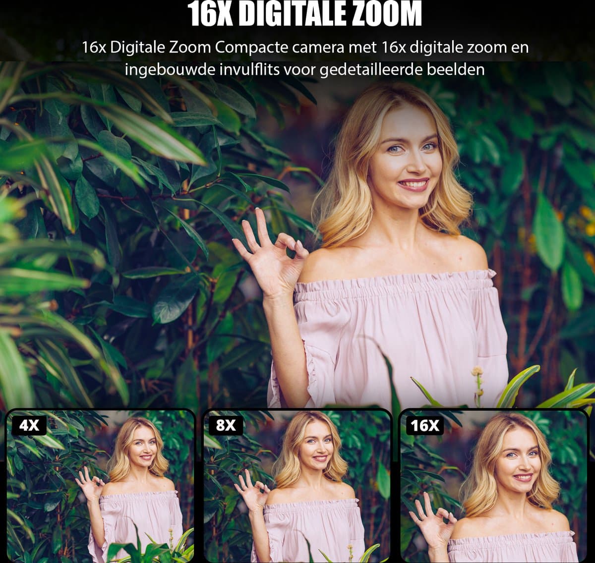 K&L KL-PRO-48-Z 4K-camera met 64GB-kaart