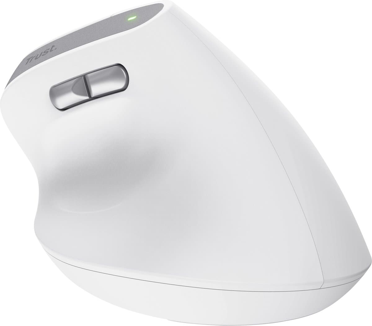 Trust Bayo II - Ergonomische Muis - Verticaal - Draadloos - Wit thumbnail 6