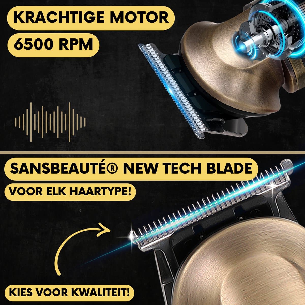 Sansbeauté 8-in-1 Baardtrimmer Mannen - Trimmer voor Baard en Lichaam - 0.5-15MM - Incl. 8 opzetstukken - Waterproof - All in One - Bodygroomer Mannen - Snor Trimmer - Tondeuse Barbe - Beard Trimmer - Trimapparaat - Multigroomer thumbnail 3