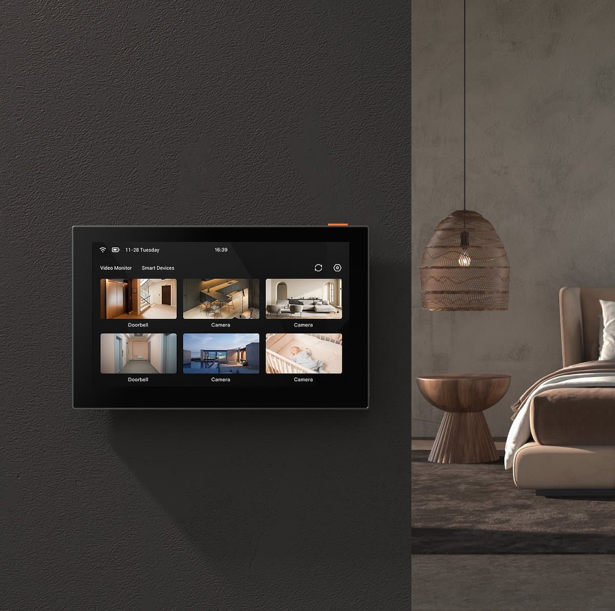 Ezviz SD7 Touchmonitor: draadloos smart home scherm thumbnail 2