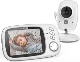 Productfoto van BOIFUN 3,2-inch videobabyfoon met VOX