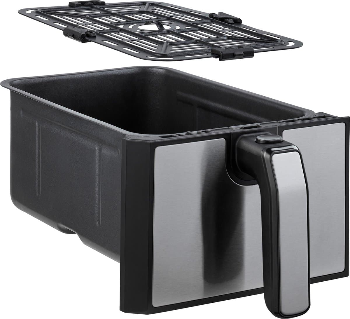 Inventum GF800HLD Dubbele Airfryer XXL - 8L - Dual Cook - Grill- & roosterfunctie - 8 programma's - 80-200 °C - PFAS-vrij - Tot 6 personen - Zwart/RVS - WK thumbnail 4
