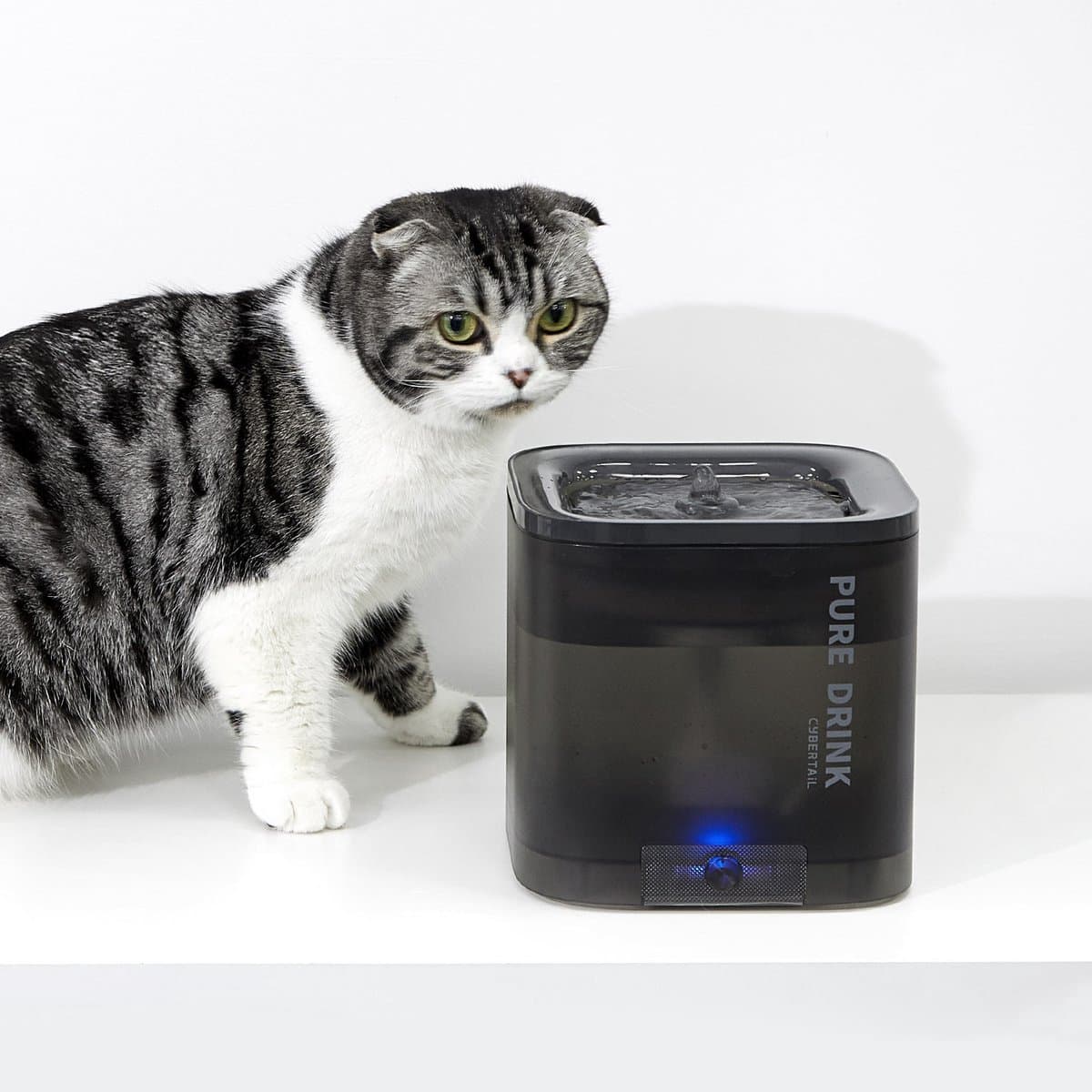 Petkit - Eversweet Solo Se Fontein - Grijs - 1.8L - Ultrastil - Automatische drinkfontein voor kat en hond thumbnail 6