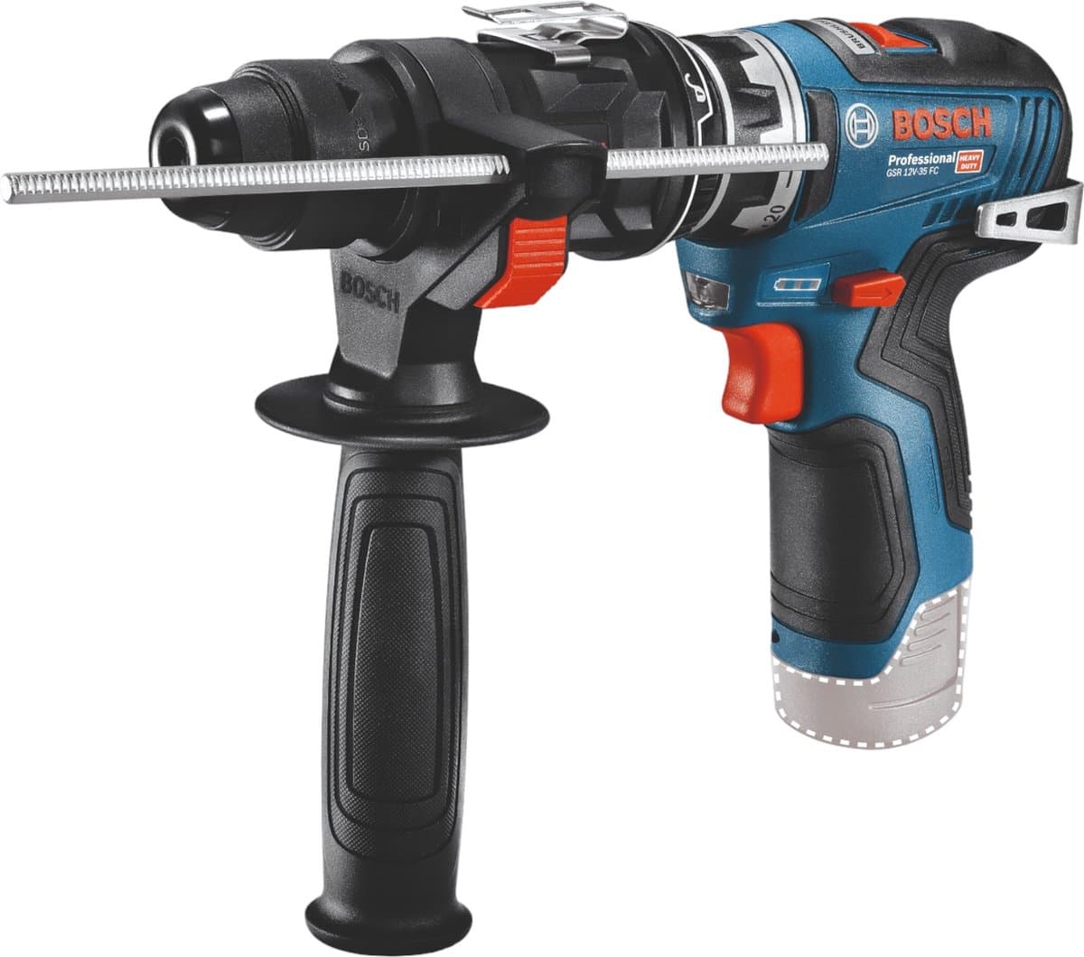 Bosch GSR 12V-35 FC - Compacte schroefboormachine met FlexiClick thumbnail 6