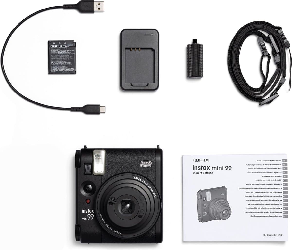 FUJIFILM instax mini 99™ - Instant Camera - Zwart thumbnail 7