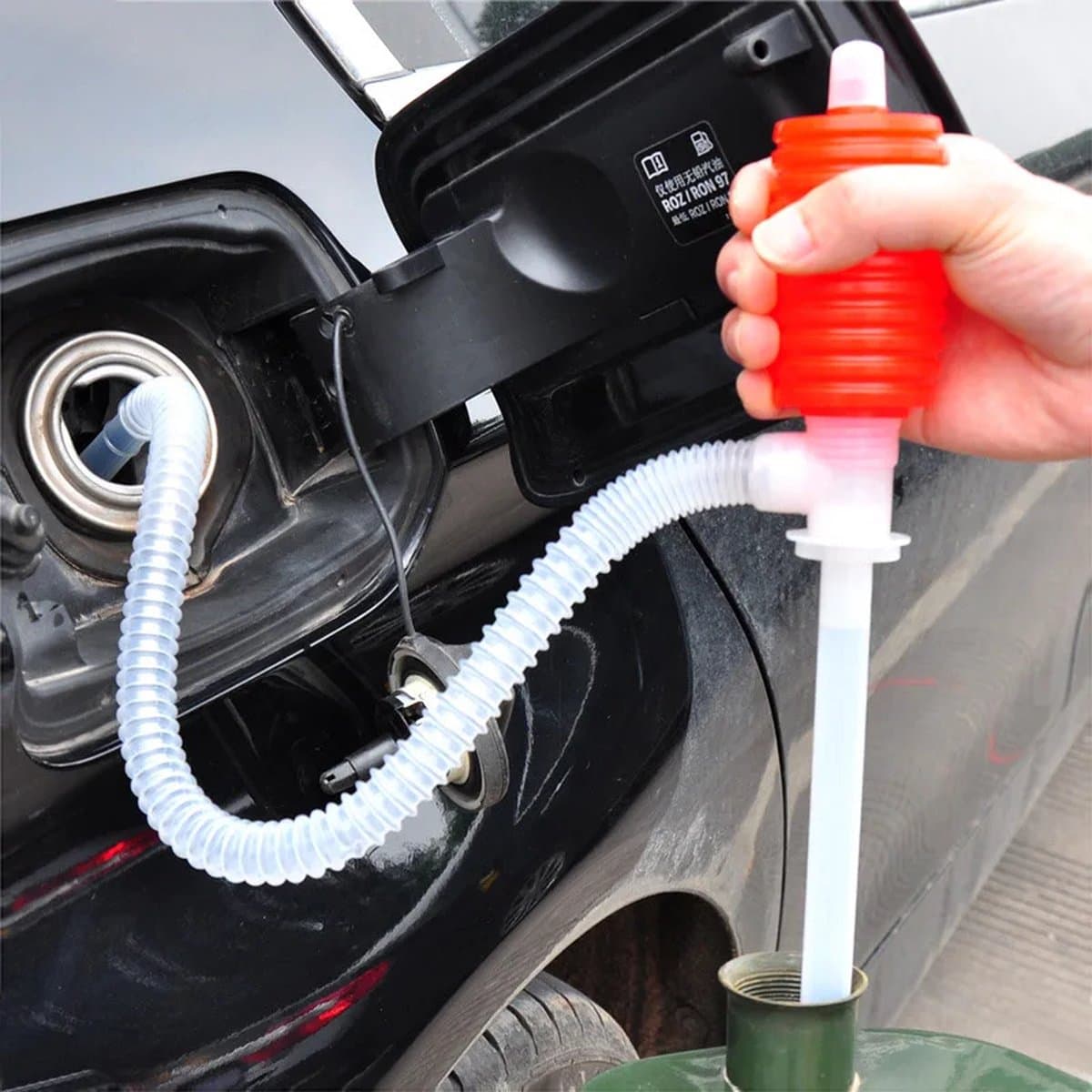 Handmatige Vloeistof Handpomp voor Auto's - Brandstof, Olie, Diesel, en Meer