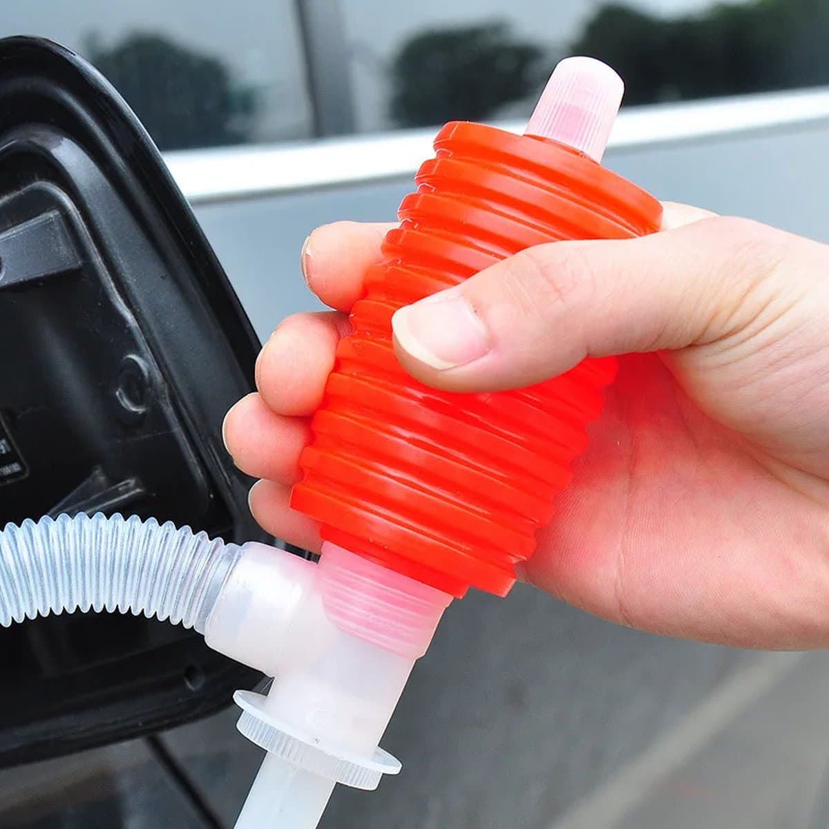 Handmatige Vloeistof Handpomp voor Auto's - Brandstof, Olie, Diesel, en Meer thumbnail 5