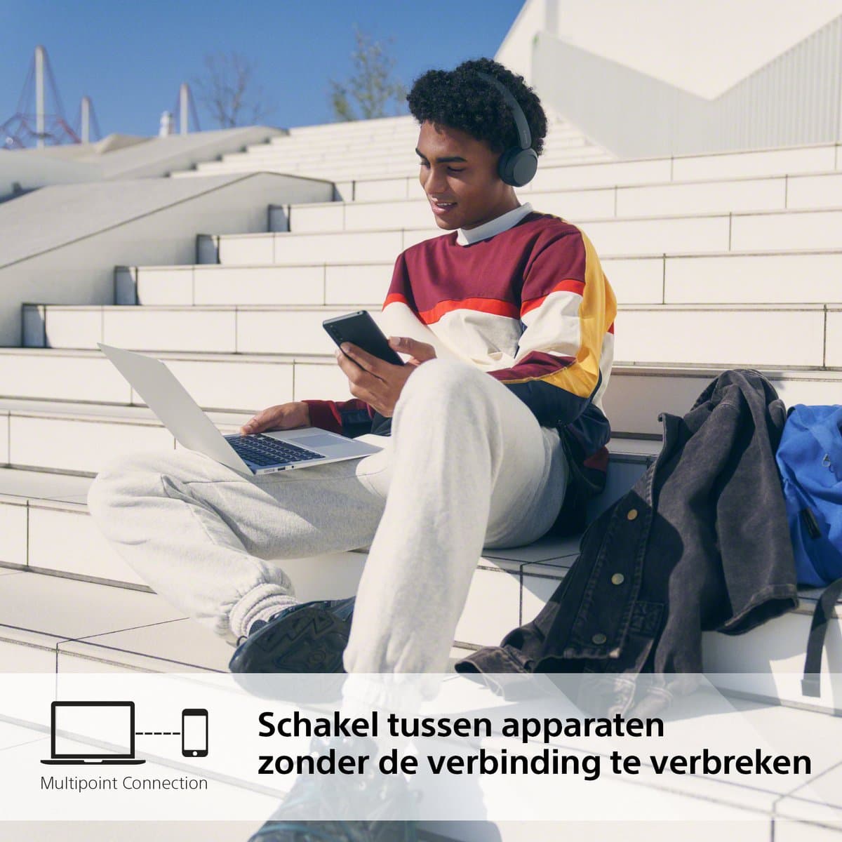 Sony WH-CH520 met 50 uur accu en multipoint thumbnail 7