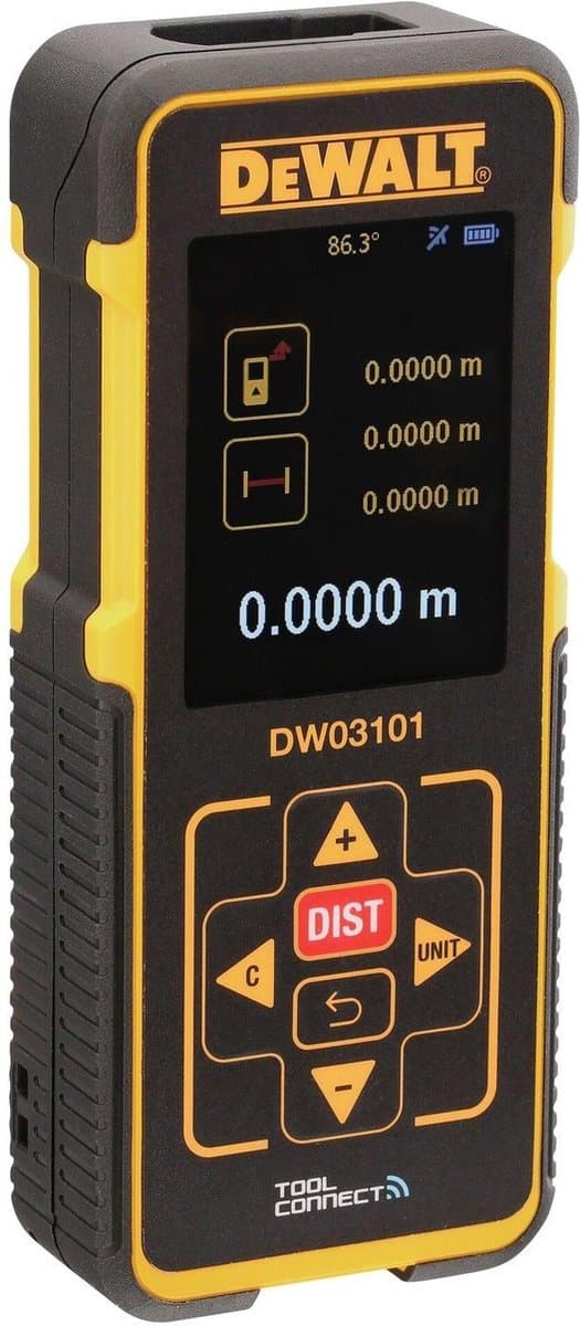 DeWalt DW03101 - Laserafstandsmeter - 100m - IP65 - Inclinometer thumbnail 2