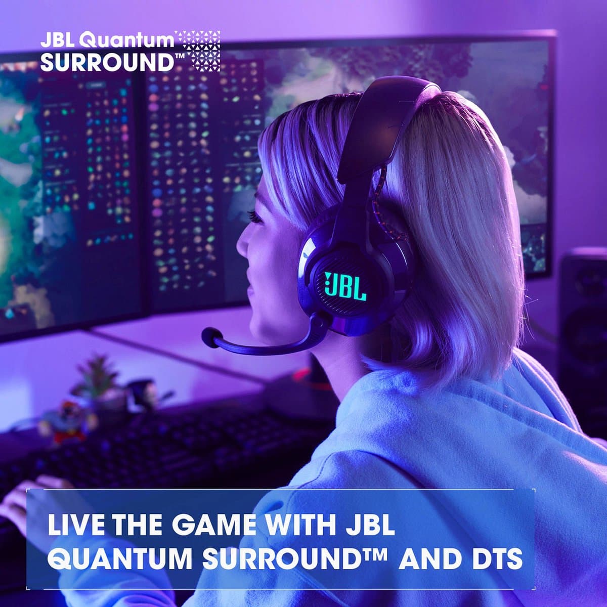 JBL Quantum 610 Wireless - 2,4 GHz en 40 uur thumbnail 4