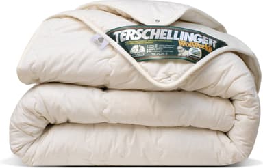 Terschellinger 4-seizoenen dekbed van 100 procent scheerwol, 200 x 220 cm extra lang