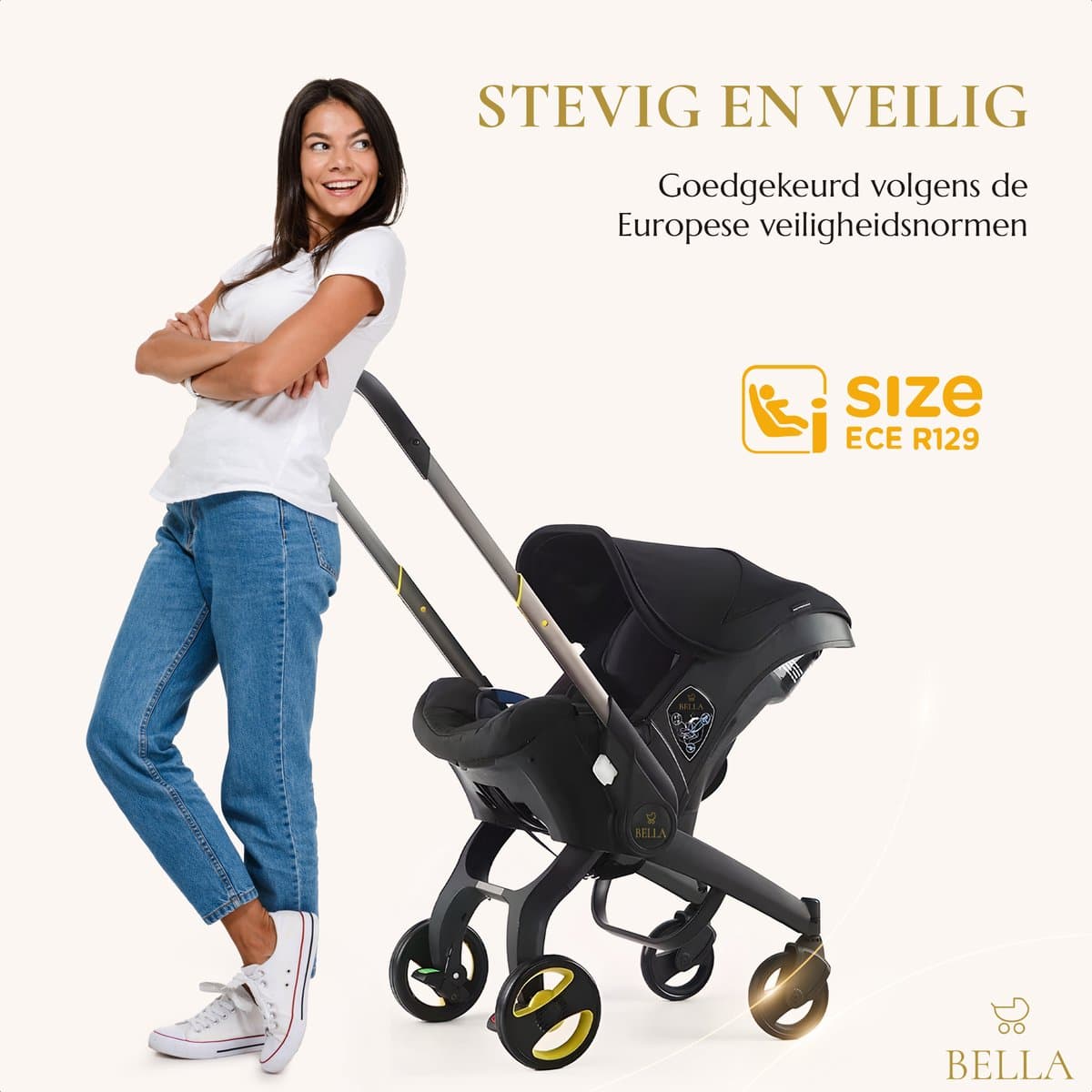 BELLA 3 in 1: autostoel die in 10 seconden wandelwagen wordt thumbnail 8