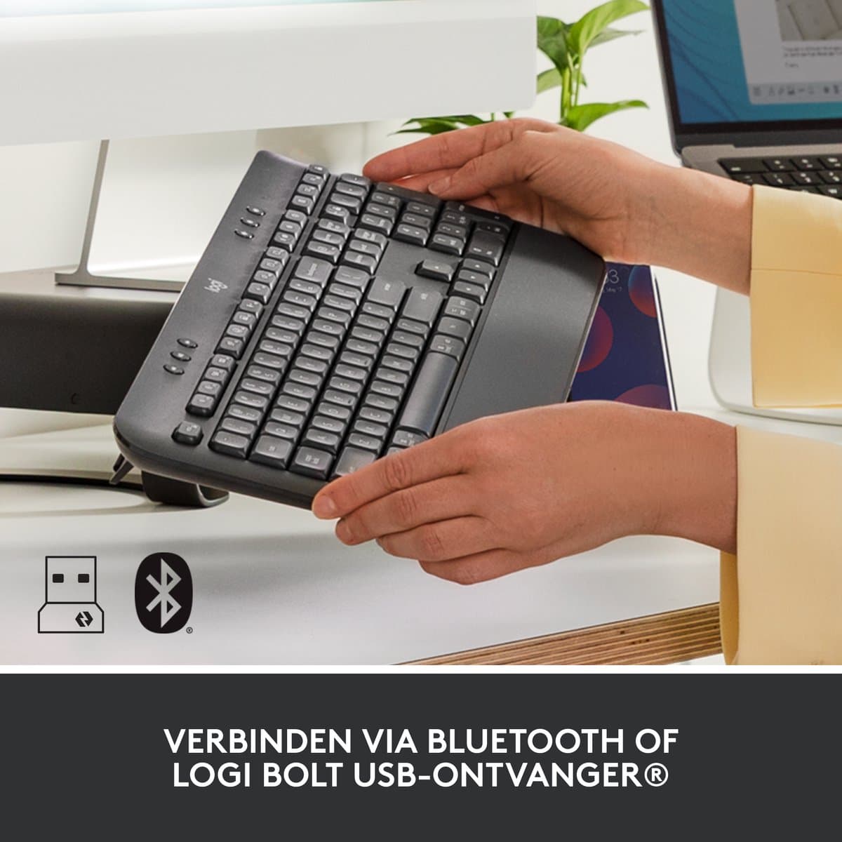 Logitech Signature K650 Draadloos Toetsenbord met Polssteun thumbnail 3