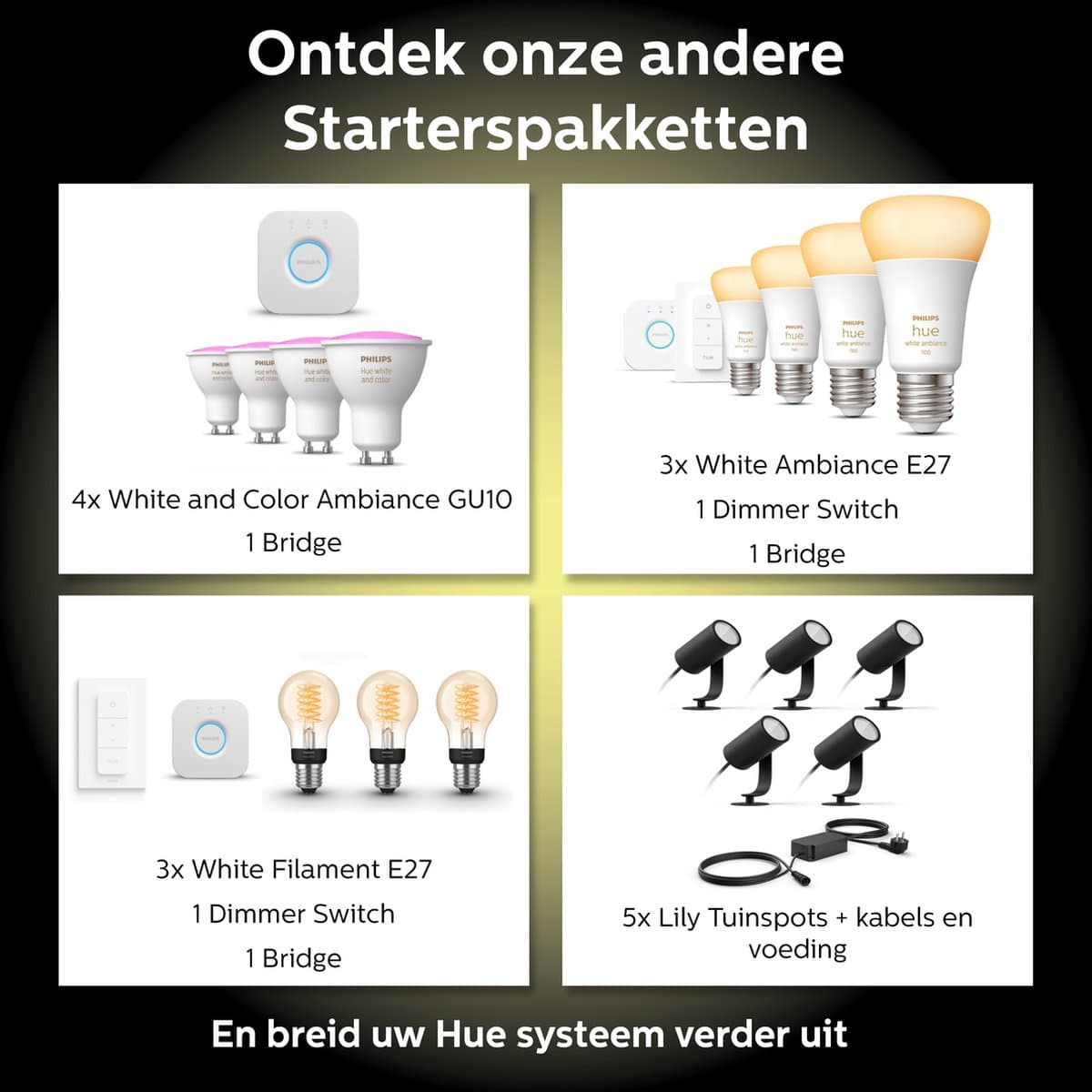 Philips Hue GU10 Starterspakket - 6 spots met Bridge thumbnail 8