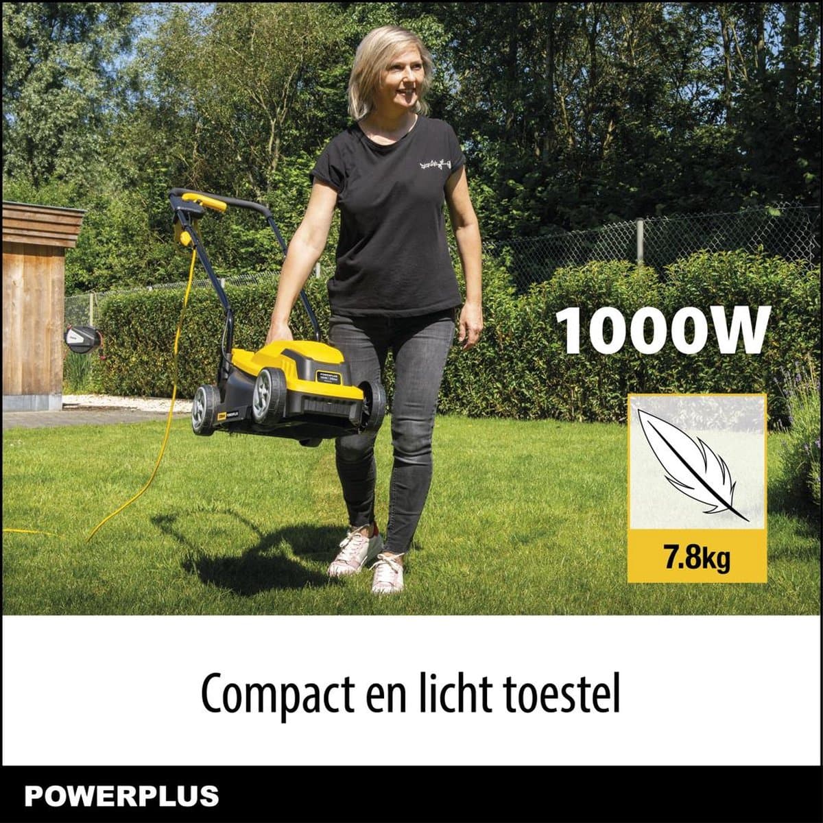 Powerplus Elektrische Grasmaaier 320mm thumbnail 6