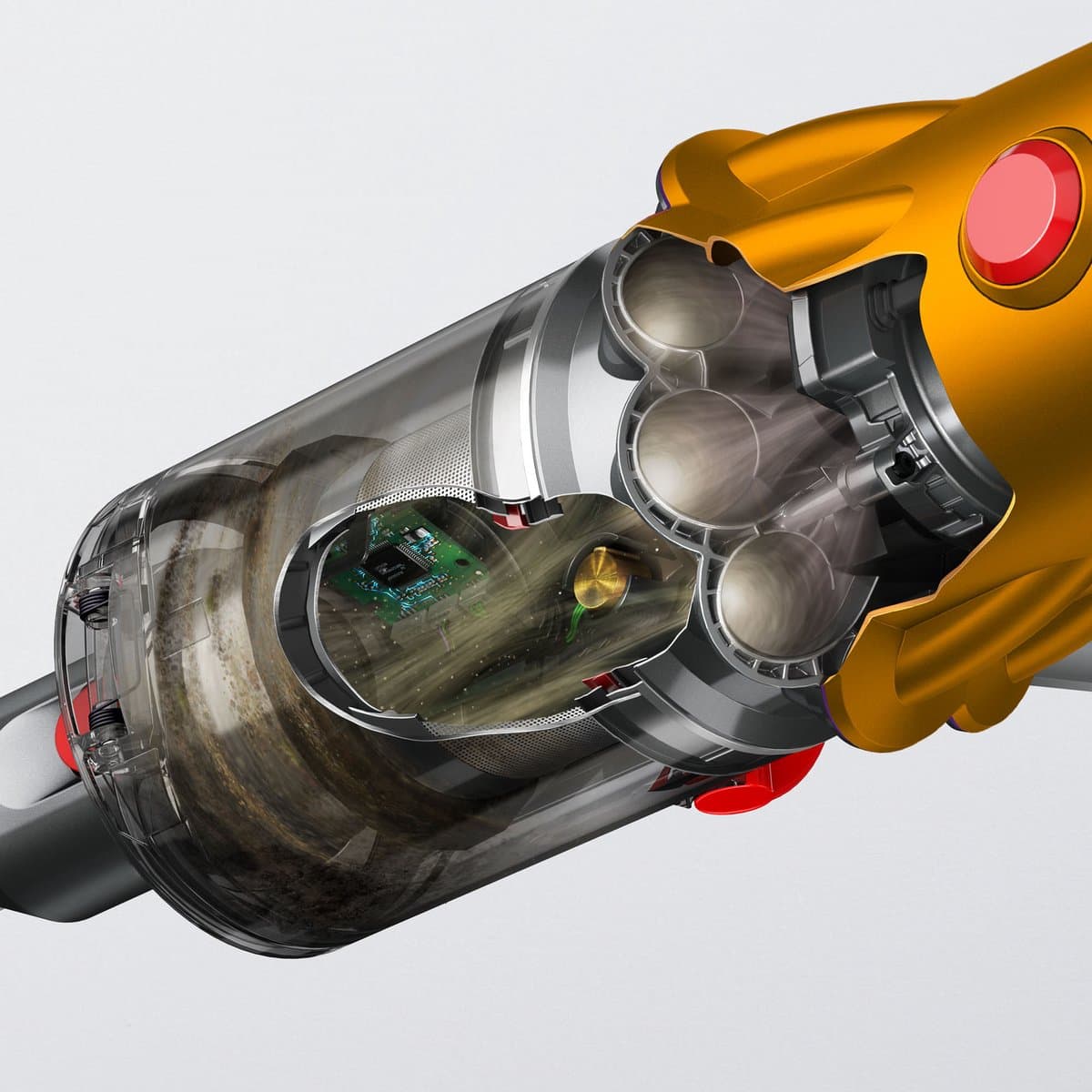 Dyson V12 Detect Slim Absolute - Steelstofzuiger - Nikkel/Geel - 150 Air Watts - Lichtgewicht thumbnail 8