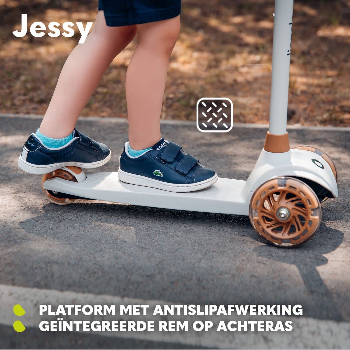 Lionelo Jessy Kinderstep - step 3 wielen - leeftijdsgroep 3+ - max 50kg - LED verlichting in de wielen - hoogte verstelbaar 65-70-75-80 cm thumbnail 5
