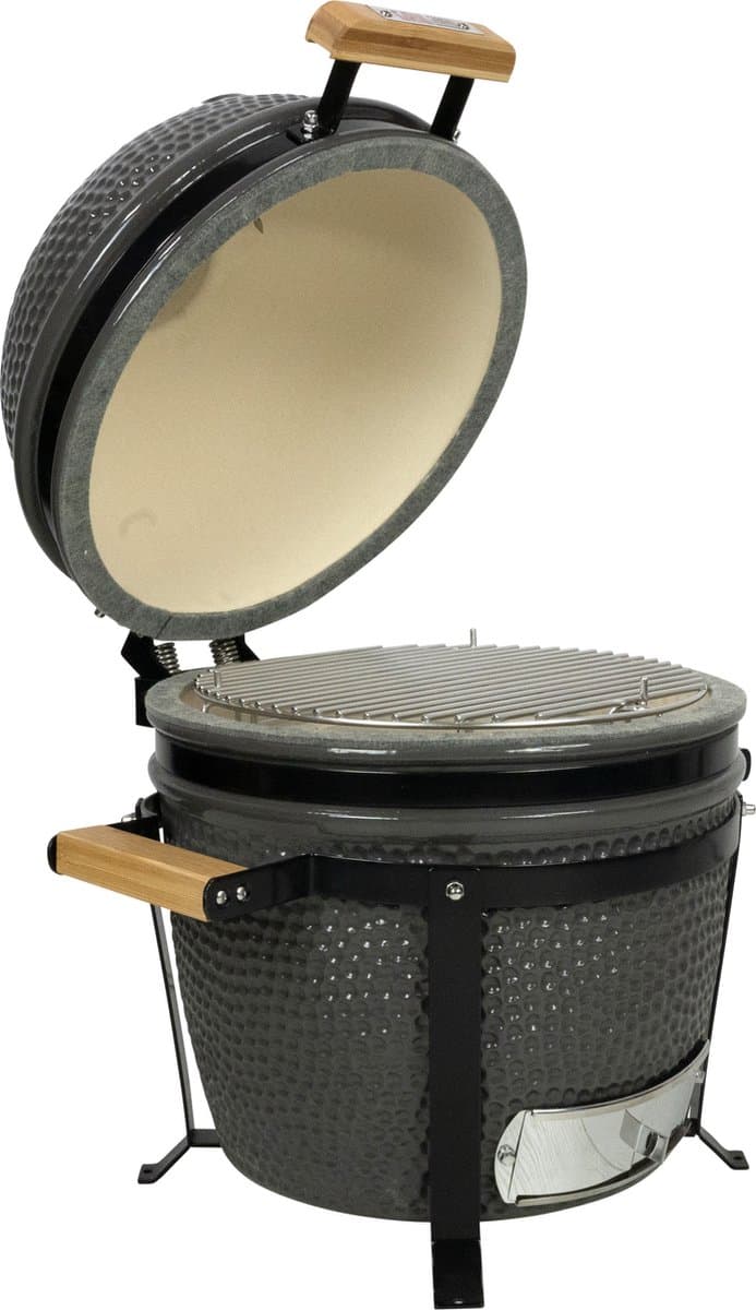 Grill Guru Kamado Barbecue Original Compact ø33cm / ø13inch - Compleet - Grijs thumbnail 3