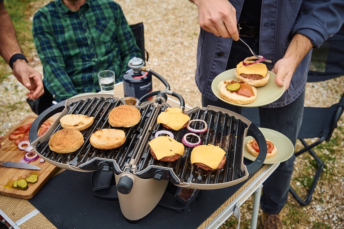 nomadiQ BBQ 3.0 - lichtgewicht draagbare gasrrill voor vakantie