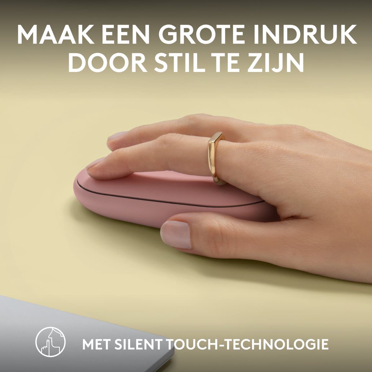 Logitech Pebble 2 M350s - Draadloze Muis - Bluetooth - 4000 dpi - Rose thumbnail 8