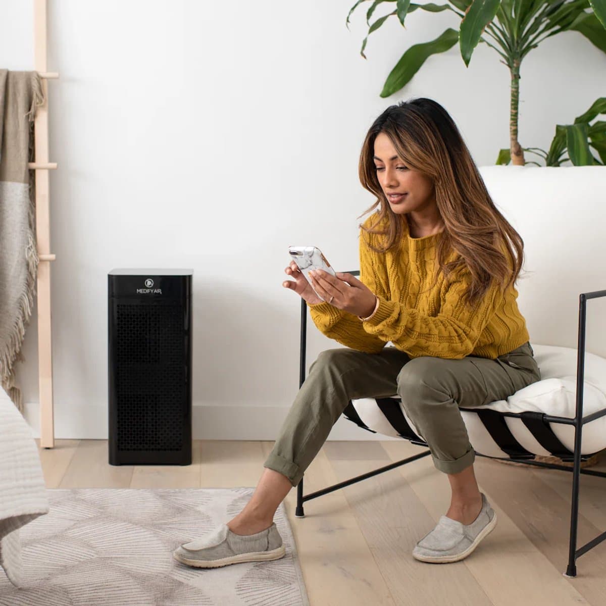 Medify Air MA-40 Luchtreiniger – 288 m³/u Air Purifier – HEPA H13 Filter & Touchscreen – Nachtmodus – Luchtfilter tegen Hooikoorts, Allergieën & Huisstofmijt – Zwart thumbnail 8
